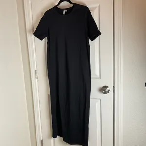 ASOS Women’s Black T-Shirt Dress size 6 thumbnail 2