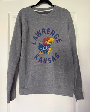 Charlie Hustle KU Lawrence Jayhawk Sweatshirt thumbnail 1