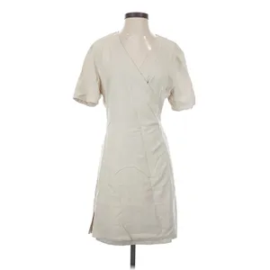 XS Cozy Earth Women's Coastal Comfort Wrap Dress Casual Linen Luxury Comfort thumbnail 2