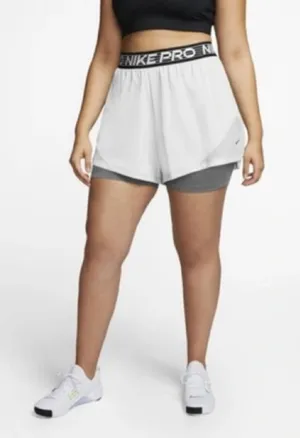 Nike Pro Flex 2-in-1 Athletic Shorts Size Small thumbnail 1