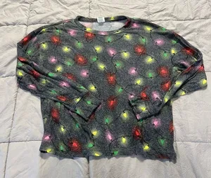 PINK Victoria's Secret Christmas Lights Sleepshirt thumbnail 1