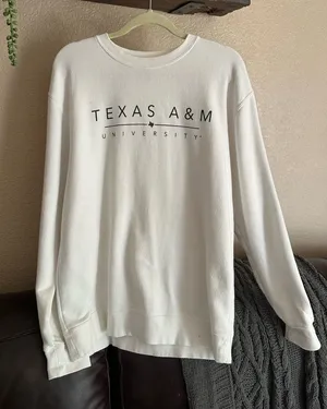 Texas A&M Crewneck White Size L thumbnail 1