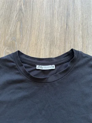 Black Zara sleeveless crop top thumbnail 5