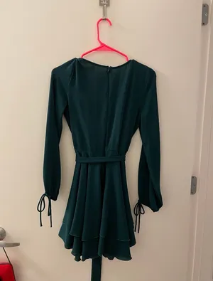 Lucy in the Sky Green Dress thumbnail 3