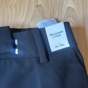 Abercombie black dress pants thumbnail 2