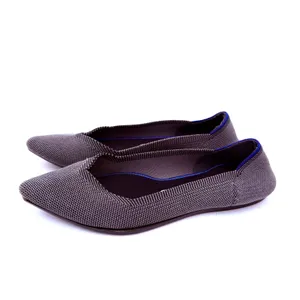 Rothy's Women's The Point Knit Grey Ballet Flats Shoes Size 9 thumbnail 5