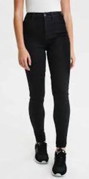 American Eagle black curvy hi-rise 6 basic jeggings thumbnail 1