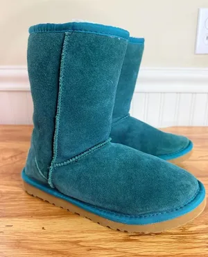RARE UGG Australia Classic Tall 5815 Pacific Teal Turquoise Sheepskin Boots 5 thumbnail 1