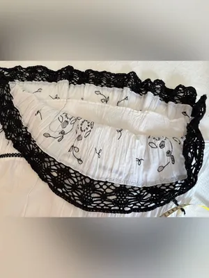 Sunny Leigh Black & White Tiered Peasant Skirt thumbnail 6