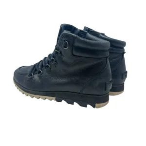 Sorel Harlow Lace‎ Waterproof Leather Boots Black Women's 6.5 NL3399 thumbnail 11