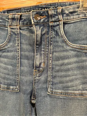 American Eagle Super High-Rise Flare Jeans juniors size 00 thumbnail 3