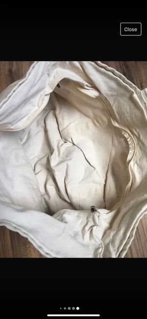 Large Beige Tote Tan thumbnail 7