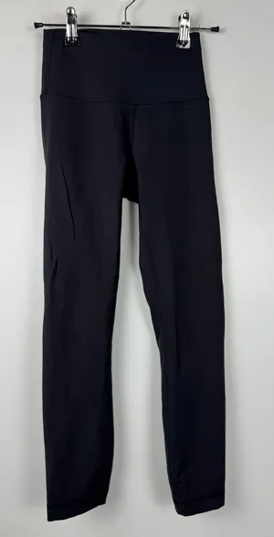 Lululemon Women Wunder Train HR Crop 23” Everlux LW6BNFS Black Size 2 thumbnail 1