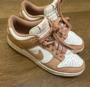 Nike Women's Dunk Low Rose Whisper Pink White Shoes thumbnail 3