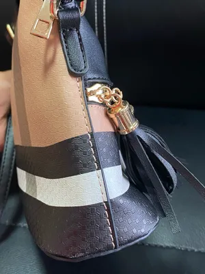 Unbranded Black Crossbody Bag with Striped Accent and Tassel Detail thumbnail 6