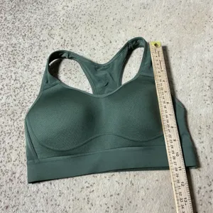 Gymshark High Support Racerback Sports Bra Womens S Green Mesh‎ Padded Athletic thumbnail 4