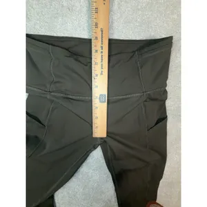 Lululemon Fast * Free 7/8 Tight II *Nulux 25" Dark Olive 6 thumbnail 9