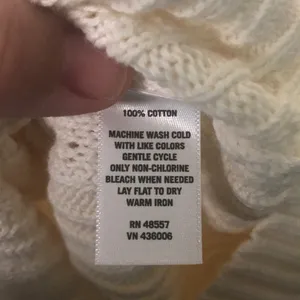 High Sierra cable knit cream light weight sweater M thumbnail 9