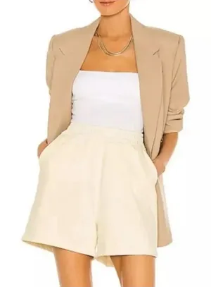 SIXTHREESEVEN / the‎ Sweatshort / Color Butter Pale Yellow Beige /Size S /NWT thumbnail 1