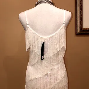 🆕 1920s Sequin and Fringe Flapper Party Mini Dress thumbnail 13