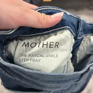 MOTHER Rascal Ankle Straight Leg Fray Field of Dreams Jeans Size 25 thumbnail 6