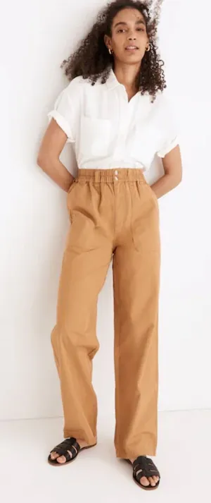 Madewell Cotton Ripstop Pull-On‎ Straight Cargo Pants thumbnail 1