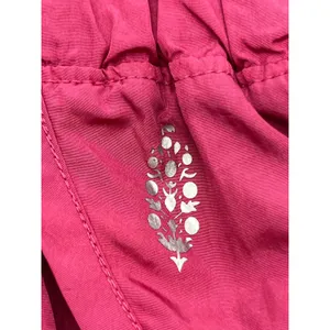 FREE PEOPLE Movement Way Home Shorts Women XS Pink High Rise Smocked Athletic thumbnail 2