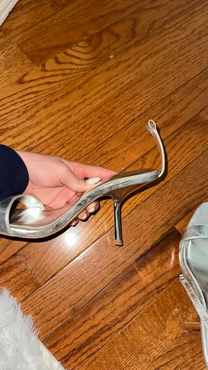 Steve Madden Heels Silver thumbnail 2