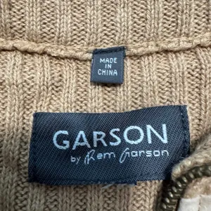 Rem‎ Garson Women's Tan Suede Leather Knit Zip Up Jacket Cardigan Festival Retro thumbnail 3