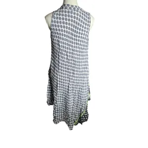Blue White Green Boho Tapestry Printed Beachy Coverup Dress Resort Women's‎ XL thumbnail 6