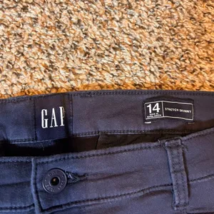 Gap Stretch Skinny Pants Dark Wash Casual‎ Everyday Size 14 thumbnail 2