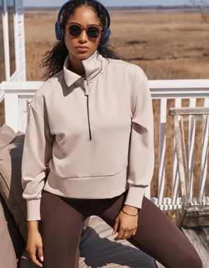 Danskin Women’s Half-Zip Sweatshirt thumbnail 1