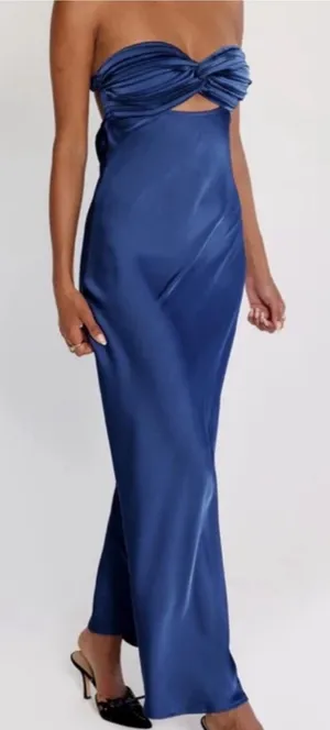 Princess Polly Faviola Strapless Maxi Dress Blue thumbnail 1