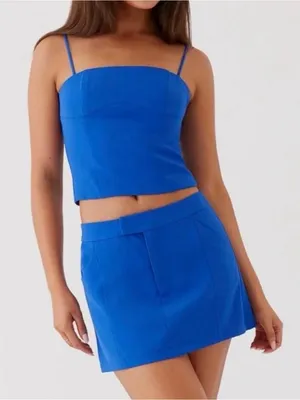NWT Peppermayo Cobalt Blue Mini Skirt thumbnail 6