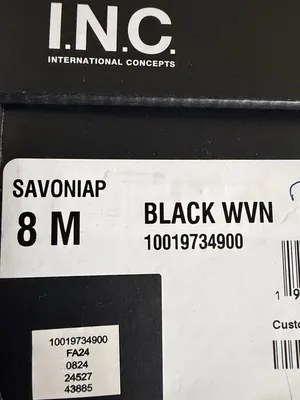 I.N.C. Women’s Savonia Heeled Boots in Black Woven, Size 8, NEW in Box thumbnail 8