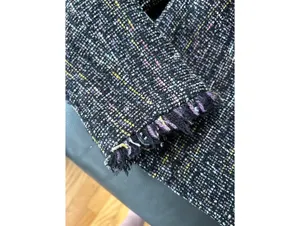Bloomingdale's Women's Tweed Jacket Size 4 Black thumbnail 6