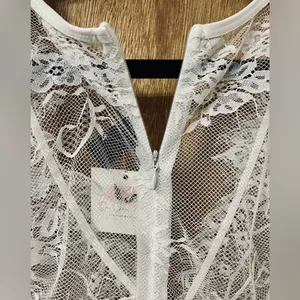 Be Wicked, Long Sleeve Lace Body Suit From Dujor Boutique NWT thumbnail 7