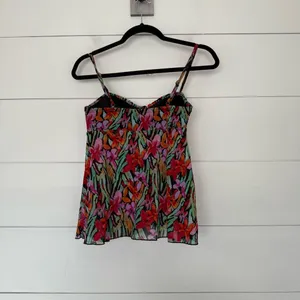 Fit4U Women’s 8 Patterned Tankini Swim Top Summer Beach Pool thumbnail 3