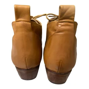Kelsi Dagger ankle boots light brown leather lace up sz 8.5 thumbnail 3