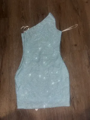 Blue superdown Dress Mini thumbnail 3
