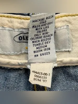Y2K Old Navy Denim Shorts Dark Wash 10 thumbnail 6