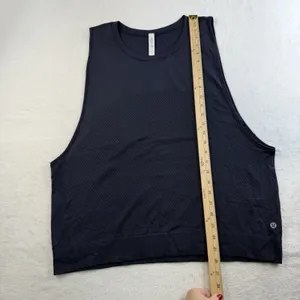 Lululemon Sz 12 Breeze By Muscle Tank Top II Midnight Navy Blue Relaxed Seamless thumbnail 9