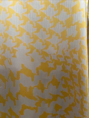 Tyche Yellow and Cream Printed Top thumbnail 4