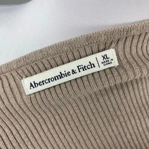 Abercrombie & Fitch Ribbed Slim Fit Scoopneck Corset Long Sleeve Sweater XL thumbnail 6