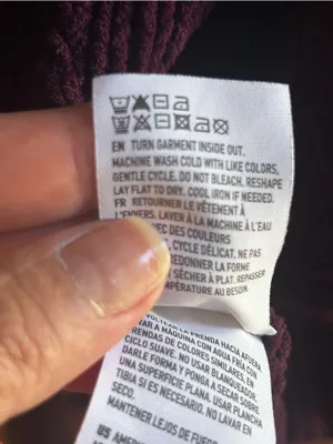 American Eagle Outfitters Maroon Plum Open Front Chunky Knit Cardigan Sweater X thumbnail 6