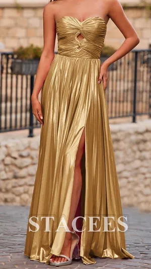 Gold Formal Dress thumbnail 1