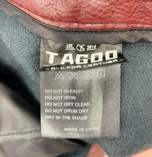 Tagoo All For Leather Burgundy Faux Leather Pleather Mini Skirt thumbnail 7