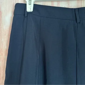 Cider Navy Blue Mid Rise Pleated Straight Leg Pants Size XL thumbnail 11