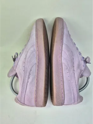 Puma Suede Womens 9 Classic Sneakers Shoes Purple Lavender thumbnail 2