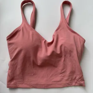 Lululemon Align Tank Pink Puff Cropped Strappy Nulu Fabric Size XS / 2 W1CW8S thumbnail 1